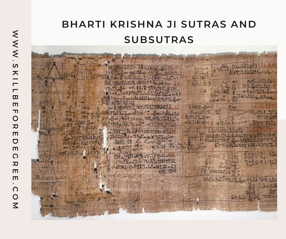 Vedic Maths Sutras and SUbsutras